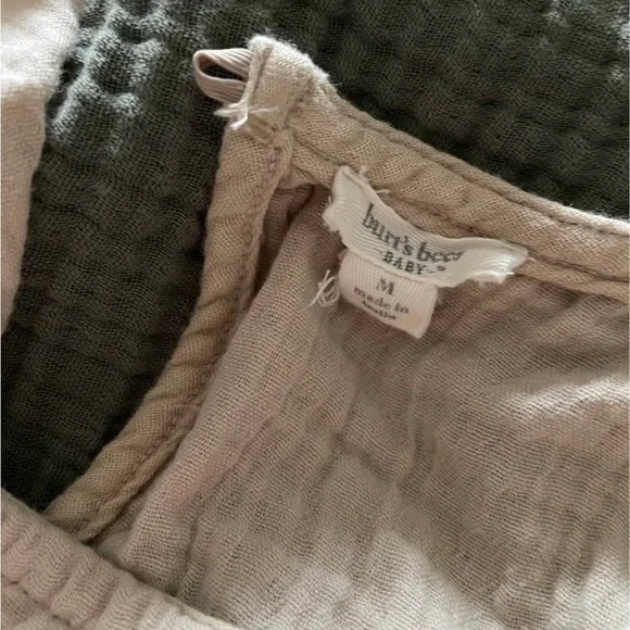 Muslin Burts Bees mom/baby matching set - M for momma and 6 - 9 months for baby - Picture 5 of 5